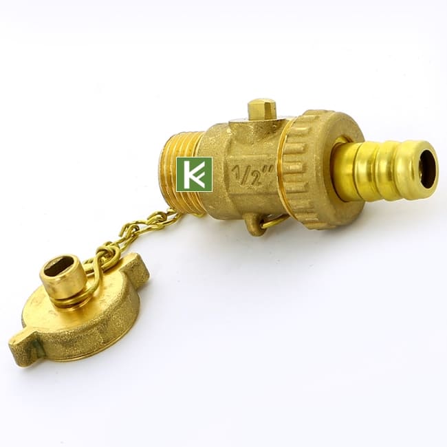 Кран сливной Itap 139 1/2 НР со штуцером (краны Итап)