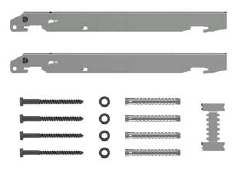 Комплект кронштейнов для радиаторов Kermi ZB02620004 Керми