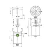 Клапан вентиляционный (аэратор) McAlpine MRAA4S для канализации