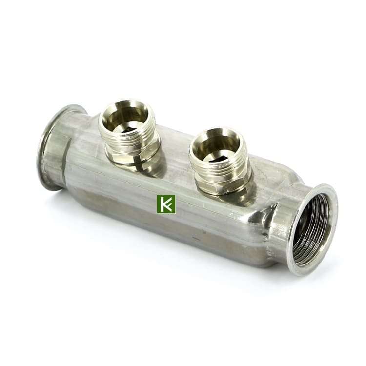 Коллектор Uni-Fitt (Юнифит) 430I4302 из нержавеющей стали 2 выхода