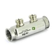 Коллектор Uni-Fitt (Юнифит) 430I4302 из нержавеющей стали 2 выхода