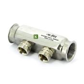 Коллектор Uni-Fitt (Юнифит) 430I4302 из нержавеющей стали 2 выхода