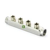 Коллектор Uni-Fitt (Юнифит) 430I4304 из нержавеющей стали 4 выхода