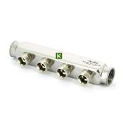 Коллектор Uni-Fitt (Юнифит) 430I4304 из нержавеющей стали 4 выхода