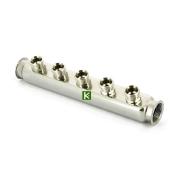 Коллектор Uni-Fitt (Юнифит) 430I4305 из нержавеющей стали 5 выходов