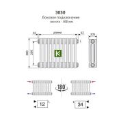 Радиатор Arbonia 3030/32 секции №12 (Арбония)