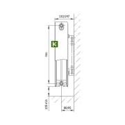 AXIS225004C Радиатор AXIS Classic 22 500 x 400