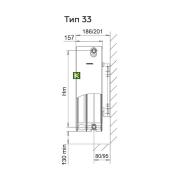 Радиатор Rommer Ventil RRS-2020-332140 (Роммер)
