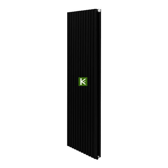 Трубчатый радиатор Royal Thermo Shift Q30 VC2180 - 10 секций, нижнее подключение (чёрный RAL 9005m)