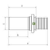 14562741001 Rehau переходник Рехау