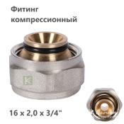 RFC-1021-001620 Rommer Фитинг компрессионный для труб PEX-AL-PEXb 16х2,0х3/4