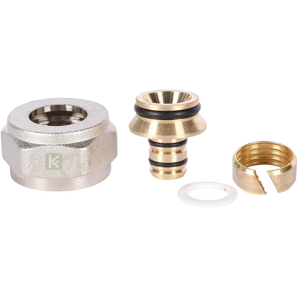 Фитинг компрессионный для труб Rommer PEX-AL-PEXc фото