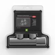 Узел нижнего подключения угловой Rifar R.Ad.L02 с термостатическим управлением (хром)