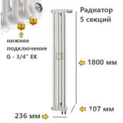 TUB 3180-05-DV1 Rifar Tubog Радиатор Рифар Тубог