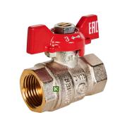 RBV-0003-2110215 ROMMER Кран шаровой, ВР/ВР, ручка бабочка 1/2"