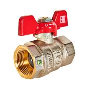 RBV-0003-2110220 ROMMER Кран шаровой, ВР/ВР, ручка бабочка 3/4"