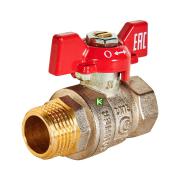 RBV-0004-2210215 ROMMER Кран шаровой, ВР/НР, ручка бабочка 1/2"