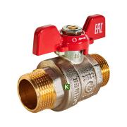 RBV-0007-2410220 ROMMER Кран шаровой, НР/НР, ручка бабочка 3/4"