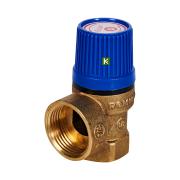 Предохранительный клапан Rommer для систем водоснабжения 6 бар 1/2"х3/4" (RVS-0003-006015)