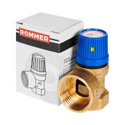 Предохранительный клапан Rommer для систем водоснабжения 8 бар 3/4"x1" (RVS-0003-008020)