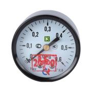 00000000598 РОСМА ТМ-210Т.00 (0-0,6 MPa) G1/4 МАНОМЕТР 50мм, общетехнический, осевое присоединение (радиальное), КТ 2,5