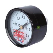 00000000598 РОСМА ТМ-210Т.00 (0-0,6 MPa) G1/4 МАНОМЕТР 50мм, общетехнический, осевое присоединение (радиальное), КТ 2,5