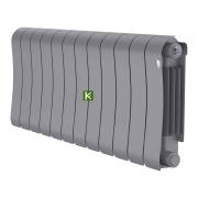 Радиатор Royal Thermo Infinity 300 Silver Satin 12 секций (Роял Термо)