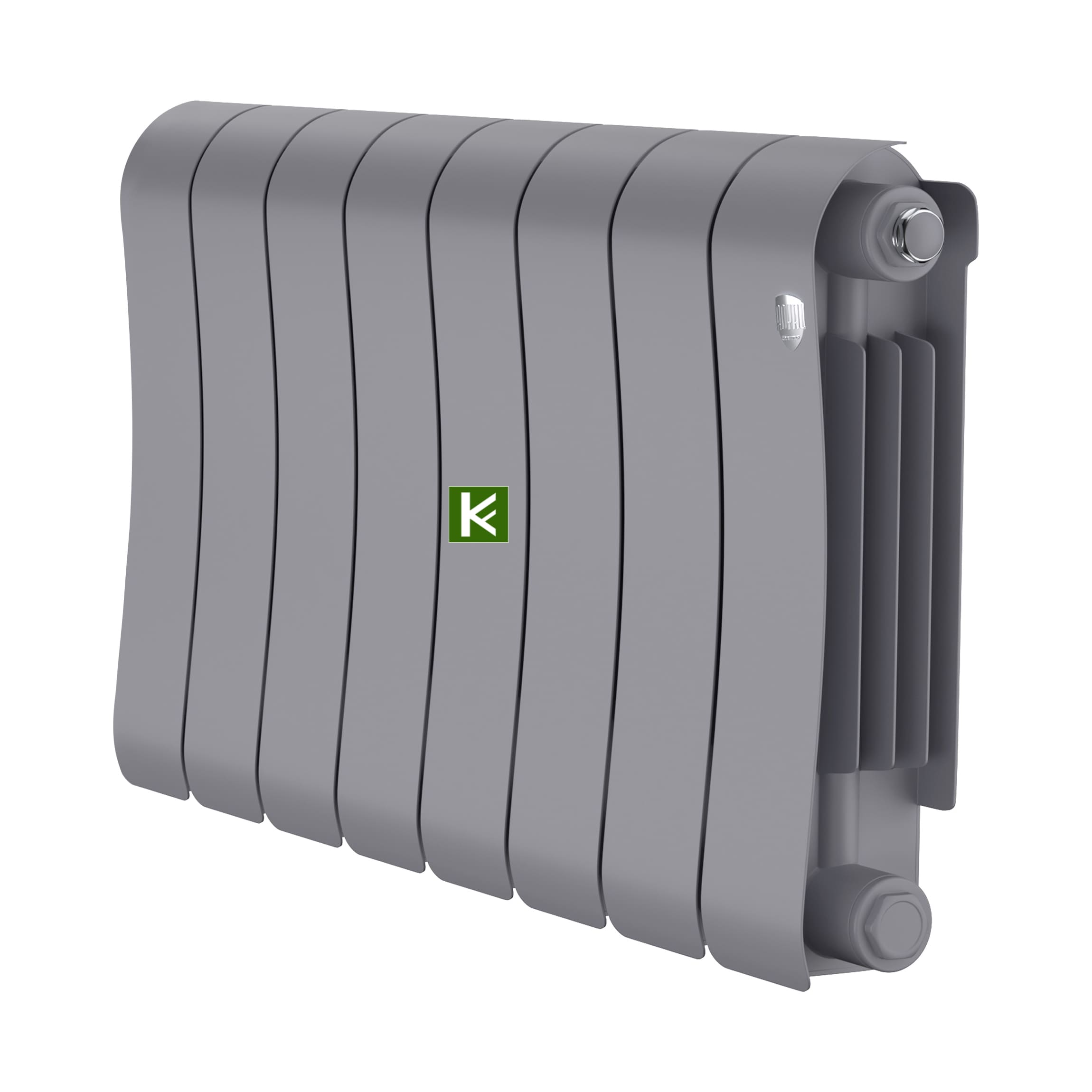 Радиатор Royal Thermo Infinity 300 Silver Satin 8 секций (Роял Термо)