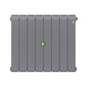 Радиатор Royal Thermo Infinity 300 Silver Satin 8 секций (Роял Термо)