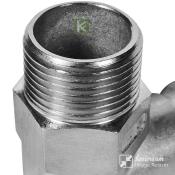 RSS-0010-000351 Rommer Угольник НР нержавейка пресс Роммер