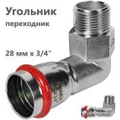 RSS-0010-002834 Rommer Угольник НР нержавейка пресс Роммер