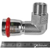 RSS-0010-002834 Rommer Угольник НР нержавейка пресс Роммер