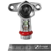 RSS-0011-001512 Rommer Угольник настенный (водорозетка) нержавейка пресс Роммер