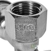 RSS-0011-002212 Rommer Угольник настенный (водорозетка) нержавейка пресс Роммер