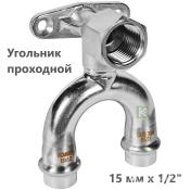 RSS-0012-001512 Rommer Угольник настенный (водорозетка) нержавейка пресс Роммер