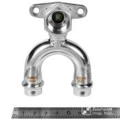 RSS-0012-001512 Rommer Угольник настенный (водорозетка) нержавейка пресс Роммер