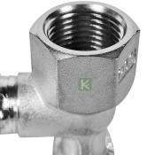 RSS-0012-001512 Rommer Угольник настенный (водорозетка) нержавейка пресс Роммер