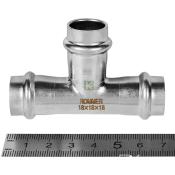 RSS-0013-000018 Rommer Тройник нержавейка пресс Роммер