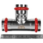 RSS-0013-000028 Rommer Тройник нержавейка пресс Роммер