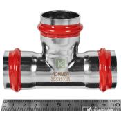 RSS-0013-000035 Rommer Тройник нержавейка пресс Роммер