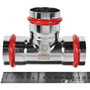 RSS-0013-000054 Rommer Тройник нержавейка пресс Роммер