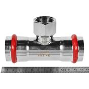 RSS-0015-000421 Rommer Тройник ВР нержавейка пресс Роммер