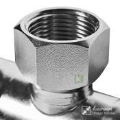 RSS-0015-000421 Rommer Тройник ВР нержавейка пресс Роммер