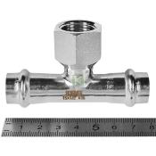 RSS-0015-001512 Rommer Тройник ВР нержавейка пресс Роммер