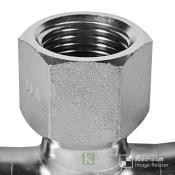 RSS-0015-001812 Rommer Тройник ВР нержавейка пресс Роммер