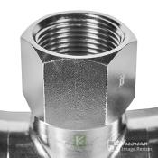 RSS-0015-002834 Rommer Тройник ВР нержавейка пресс Роммер