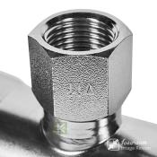 RSS-0015-004212 Rommer Тройник ВР нержавейка пресс Роммер