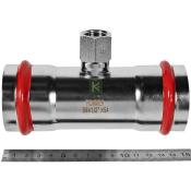 RSS-0015-005412 Rommer Тройник ВР нержавейка пресс Роммер