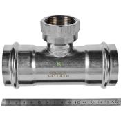 RSS-0015-054114 Rommer Тройник ВР нержавейка пресс Роммер