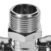 RSS-0016-000351 Rommer Тройник НР нержавейка пресс Роммер